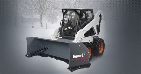 skid steer plate for snow plow|snowex plows for skid steers.